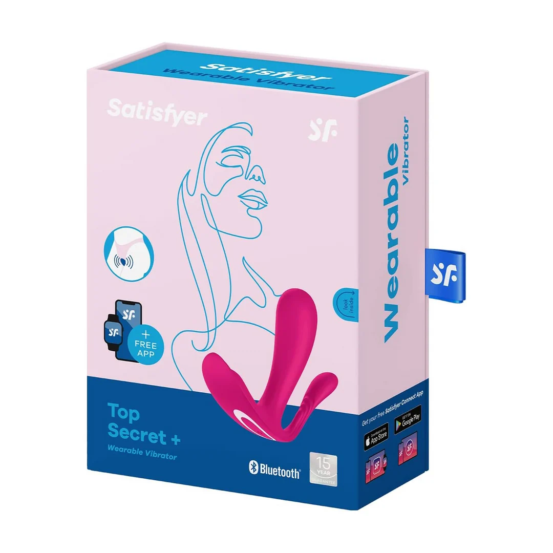 4003429-2 Satisfyer vibromasseur à base plate – Top Secret Plus – Image 1
