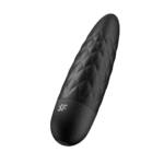 Mini vibromasseur Satisfyer – pointe ciblée et texture en relief – Satisfyer noir – Image 2