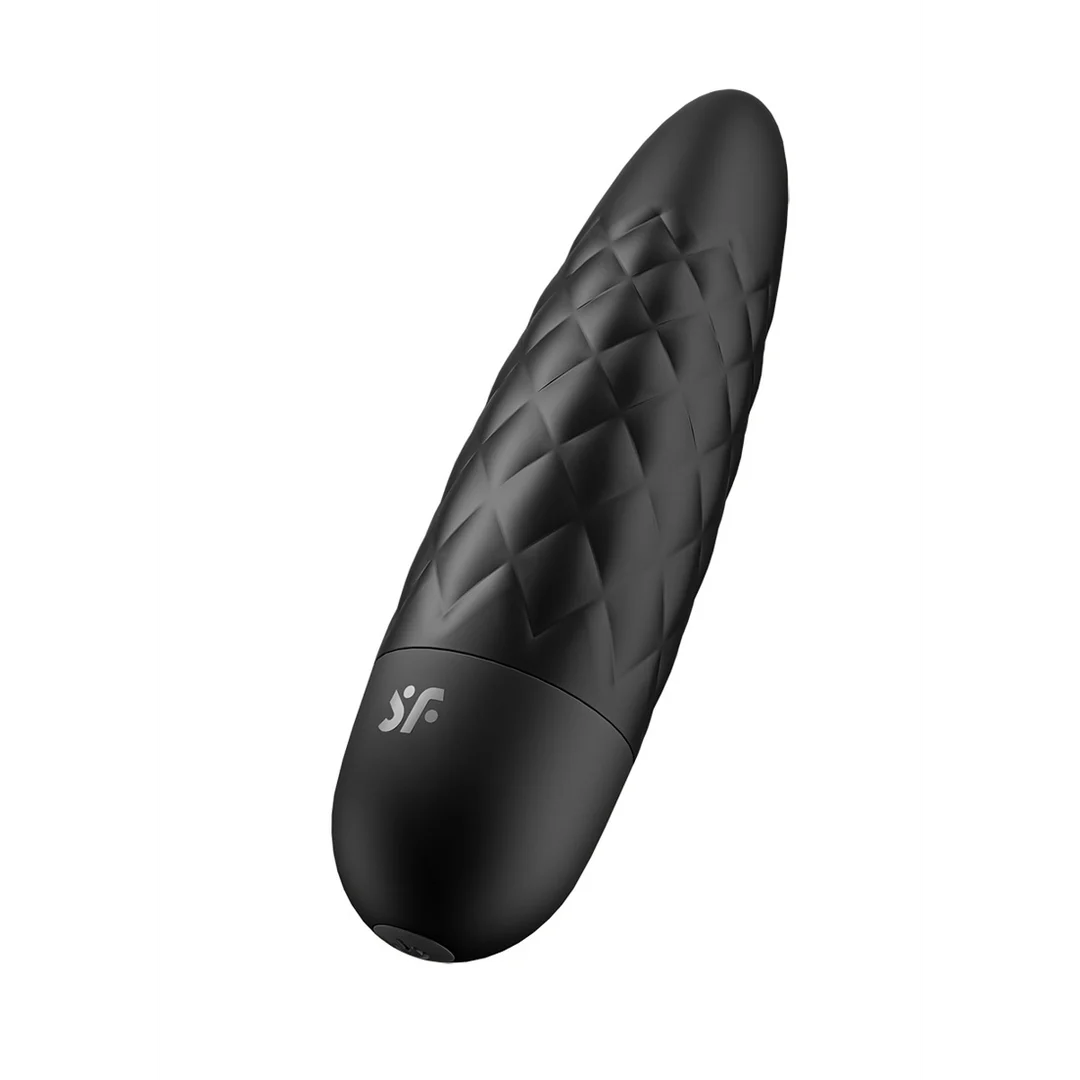 Mini vibromasseur Satisfyer – pointe ciblée et texture en relief – Satisfyer noir – Image 2