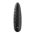 Mini vibromasseur Satisfyer – pointe ciblée et texture en relief – Satisfyer noir – Image 3