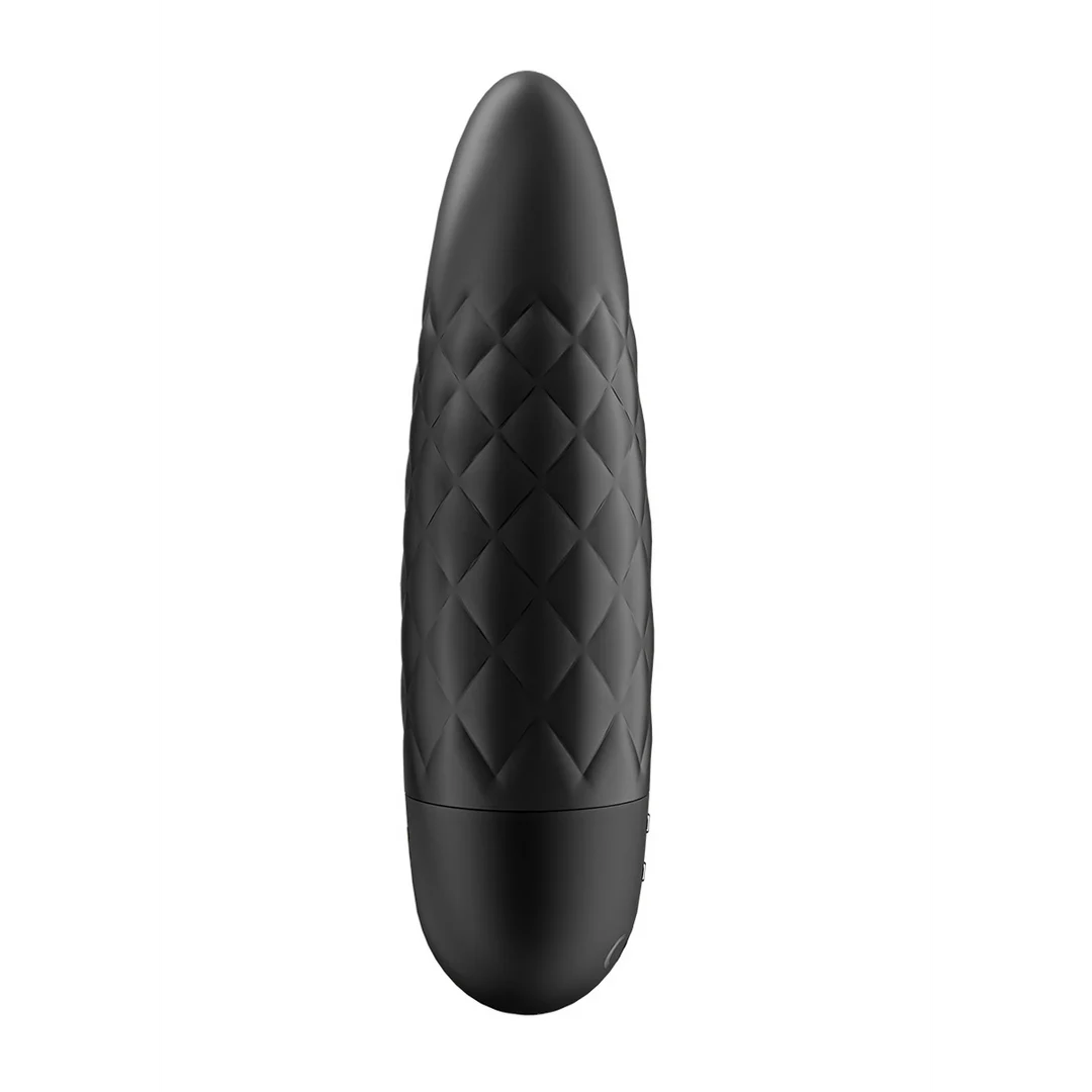 Mini vibromasseur Satisfyer – pointe ciblée et texture en relief – Satisfyer noir – Image 4