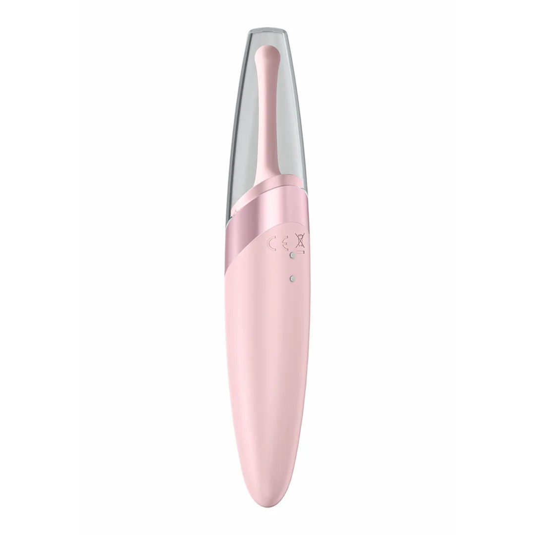 Vibromasseur Satisfyer Bullet à embout rotatif · vieux rose – Image 4