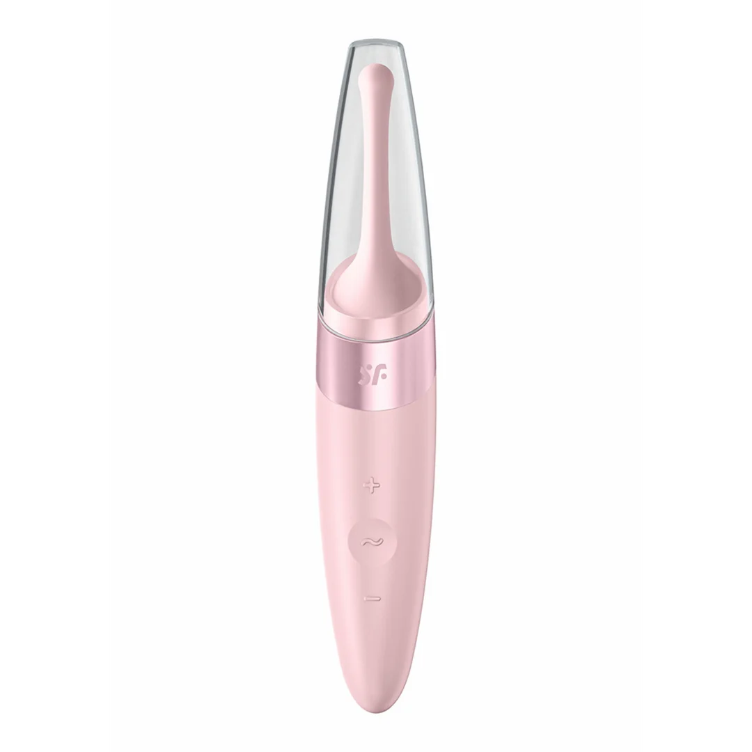 Vibromasseur Satisfyer Bullet à embout rotatif · vieux rose – Image 5