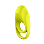 Anneau pénien vibrant avec stimulateur clitoridien – Spectaculaire – Anneau pénien vibrant double – Vert néon – Image 5