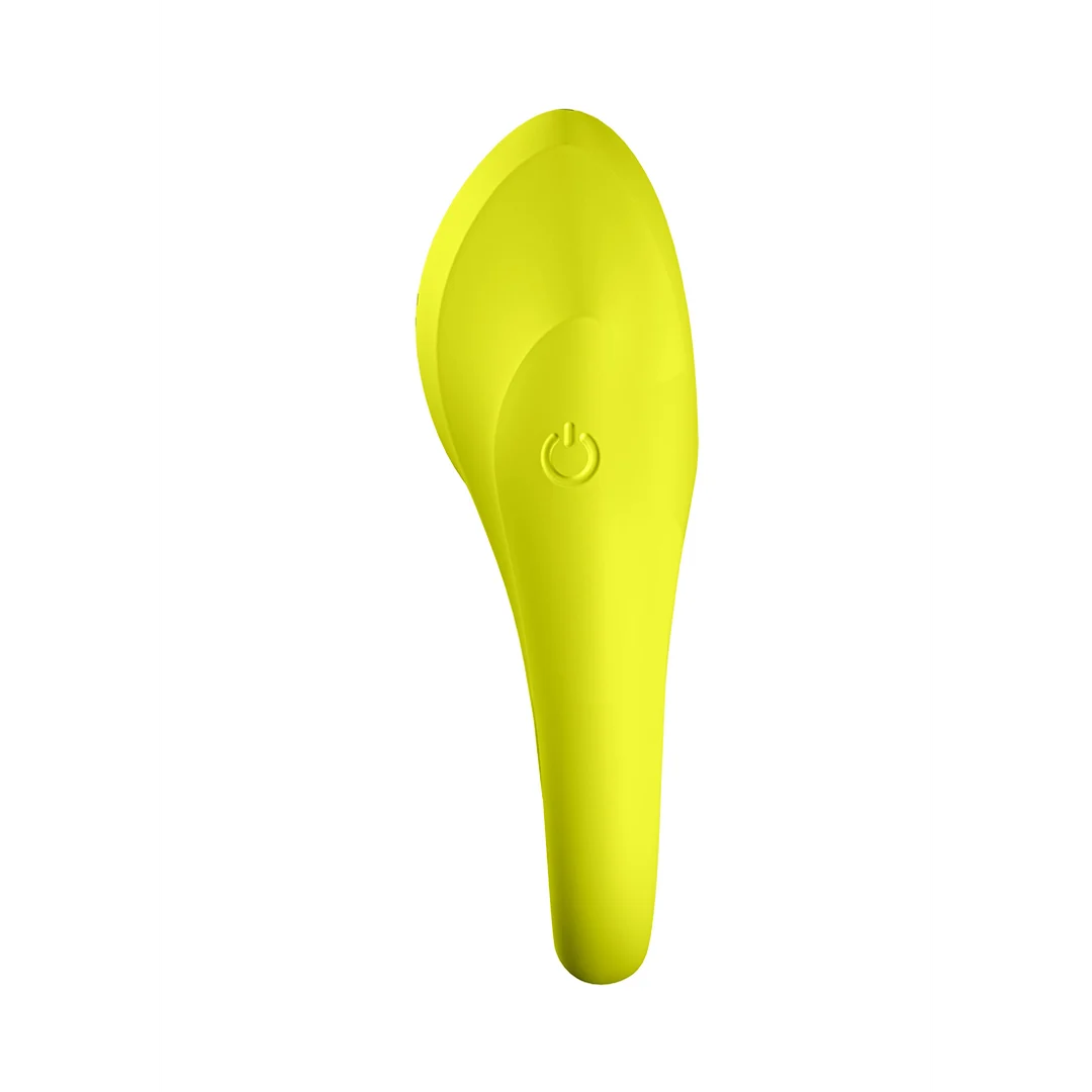 Anneau pénien vibrant avec stimulateur clitoridien – Spectaculaire – Anneau pénien vibrant double – Vert néon – Image 3