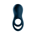 Anneau pénien vibrant avec stimulation supplémentaire | Epic Duo Ring | Anneau pénien vibrant à double anneau | Bleu foncé – Image 3
