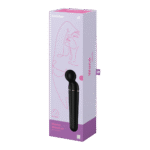 Vibromasseur wand Satisfyer, 10 modes et 6 intensités, Satisfyer noir et or rose