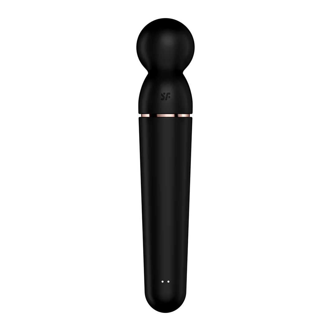 Vibromasseur wand Satisfyer, 10 modes et 6 intensités, Satisfyer noir et or rose – Image 3