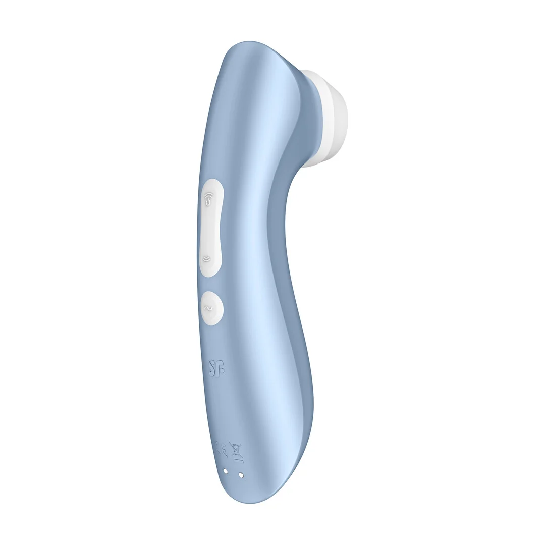Vibromasseur clitoridien Satisfyer à technologie Airpulse, bleu – Image 2