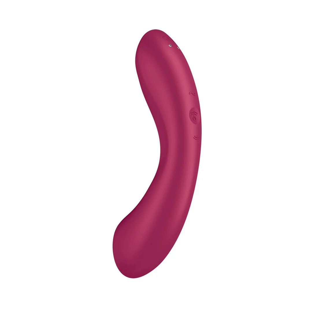 Satisfyer vibromasseur double avec Air Pulse – rouge – Image 3