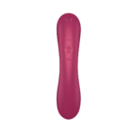 Satisfyer vibromasseur double avec Air Pulse – rouge – Image 4