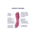 Vibromasseur pour le point G Satisfyer avec 11 intensités d’ondes de pression – Curvy Trinity 3 – Image 3