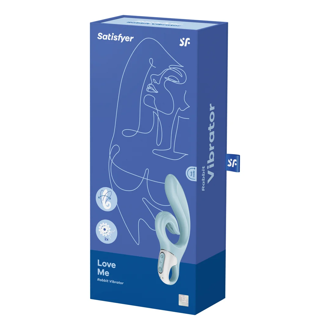 4036618-2 Satisfyer Love Me stimulateur du point G et du clitoris bleu – Image 1