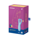 Vibromasseur à poser bleu Satisfyer Threesome 4Plus avec application