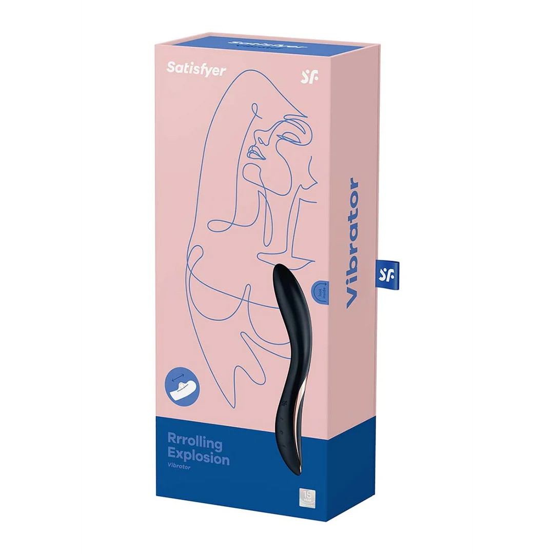 4044019-2 Satisfyer vibromasseur pour le point G – balle roulante et 12 programmes de vibration – Satisfyer Rrrolling Explosion – Image 1
