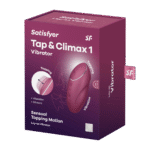 Satisfyer vibromasseur clitoridien avec 11 programmes de tapotement et de vibration – Tap et Climax 1