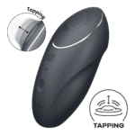 Satisfyer vibromasseur clitoridien avec 11 programmes de tapotement et de vibration – Tap et Climax 1 – Image 11