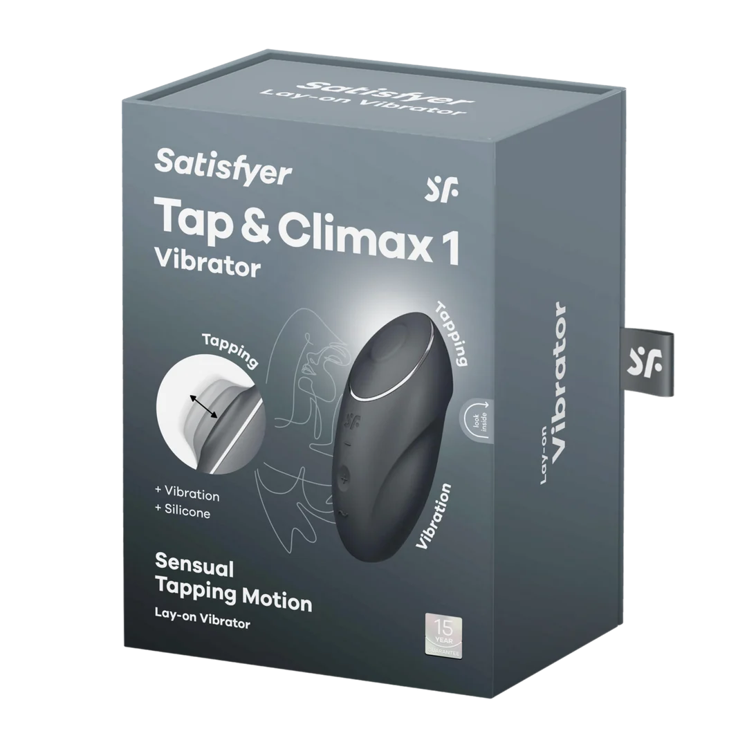 Satisfyer vibromasseur clitoridien avec 11 programmes de tapotement et de vibration – Tap et Climax 1 – Image 7