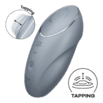 Satisfyer vibromasseur clitoridien avec 11 programmes de tapotement et de vibration – Tap et Climax 1 – Image 17