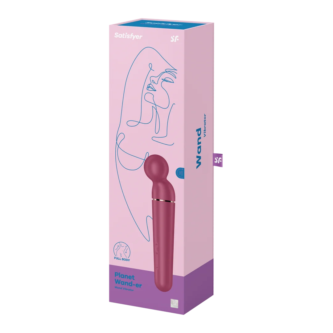 Vibromasseur wand Satisfyer, 10 modes et 6 intensités, Satisfyer noir et or rose – Image 11