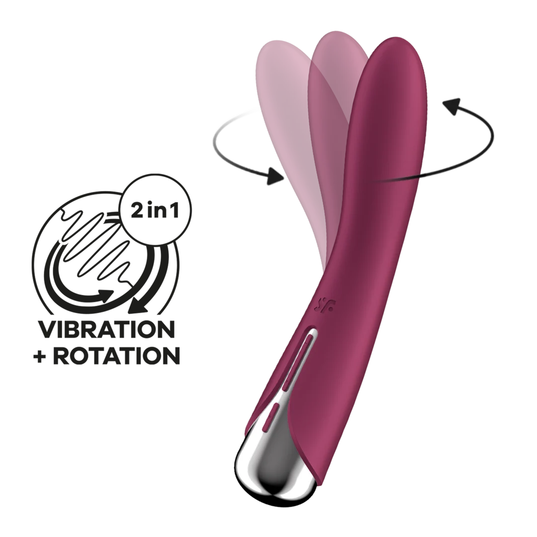 Vibromasseur point G Satisfyer à tête rotative – Spinning Vibe 1 – Image 5