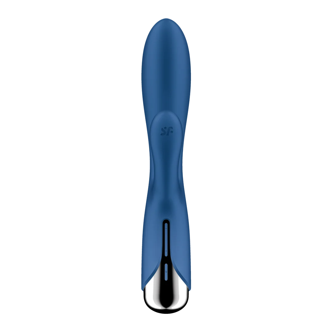 Vibromasseur rabbit Satisfyer : tête rotative et vibrations puissantes, bleu – Image 4