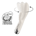 Vibromasseur rabbit Satisfyer : tête rotative et vibrations puissantes, bleu – Image 11