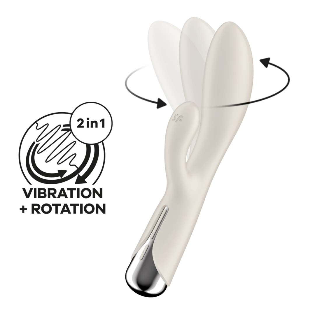 Vibromasseur rabbit Satisfyer : tête rotative et vibrations puissantes, bleu – Image 11