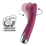 Satisfyer vibromasseur pour point G avec 12 modes de vibration – rouge – Image 5