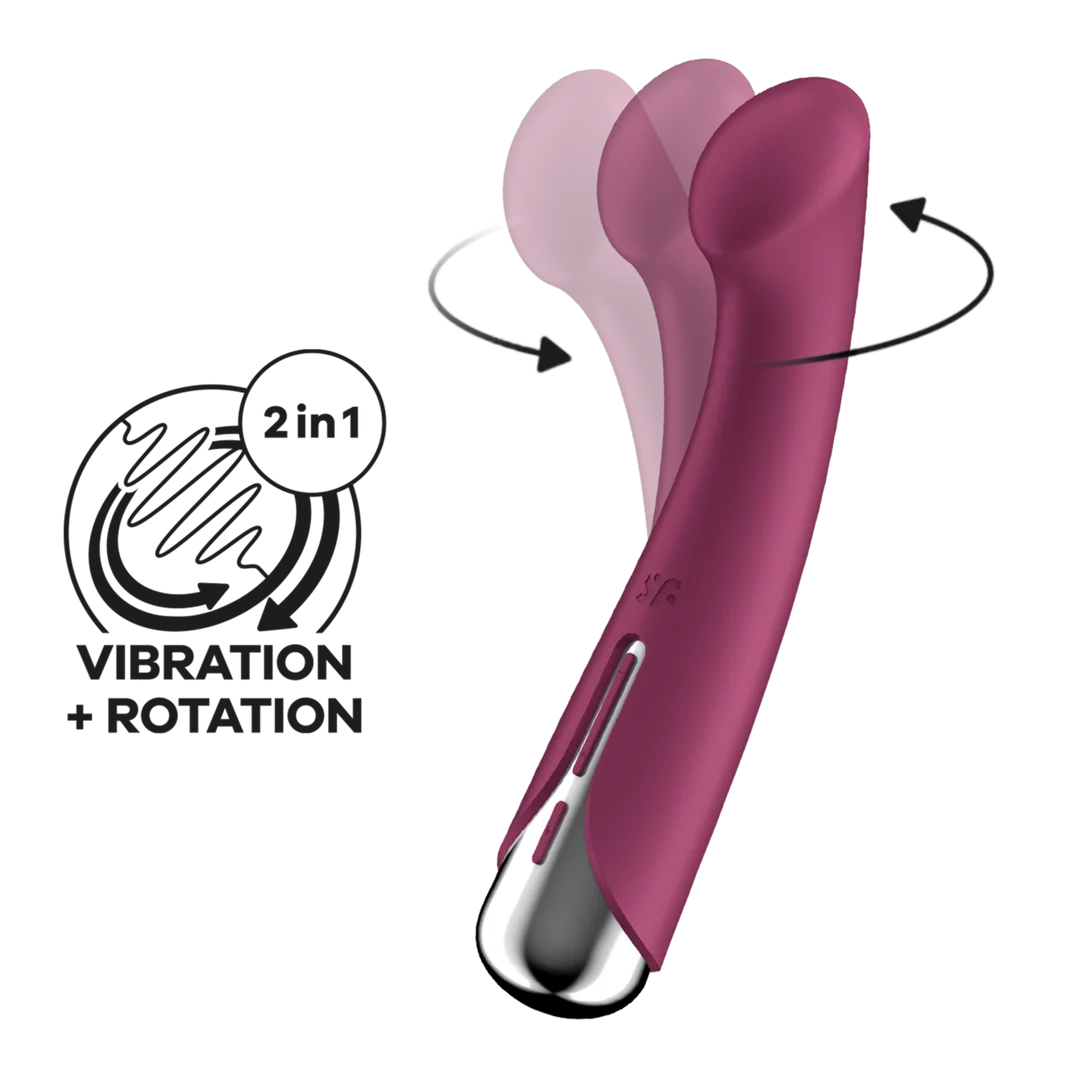 Satisfyer vibromasseur pour point G avec 12 modes de vibration – rouge – Image 5