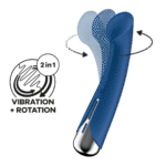 Satisfyer vibromasseur pour point G avec 12 modes de vibration – rouge – Image 11