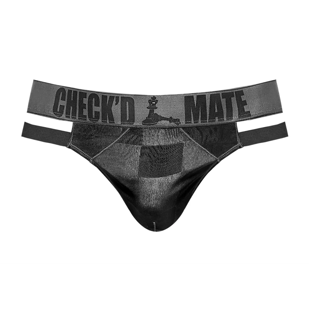 String sexy à découpes et imprimé damier pour une allure sensuelle – Male Power – Image 5