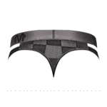 String sexy à découpes et imprimé damier pour une allure sensuelle – Male Power – Image 6