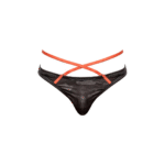 String sexy à bretelles sportives et résille pour une allure athlétique LIN – Image 2