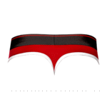 Male Power Panel Thong L/XL noir et rouge – Image 5