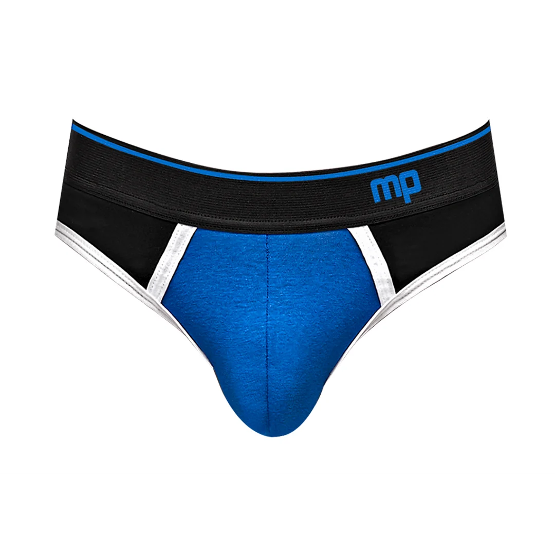 Male Power Panel Thong L/XL noir et rouge – Image 10