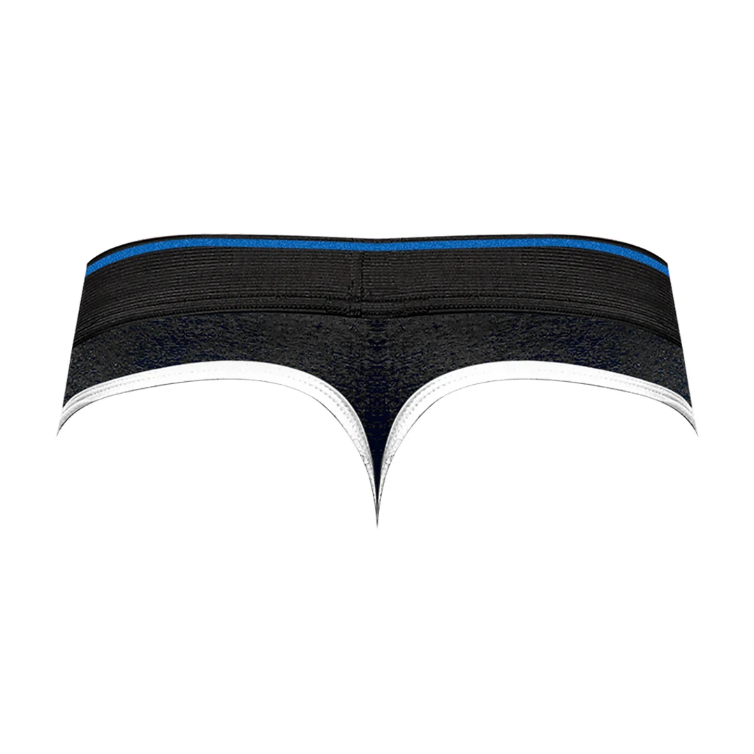 Male Power Panel Thong L/XL noir et rouge – Image 11