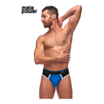 Male Power Panel Thong L/XL noir et rouge – Image 12