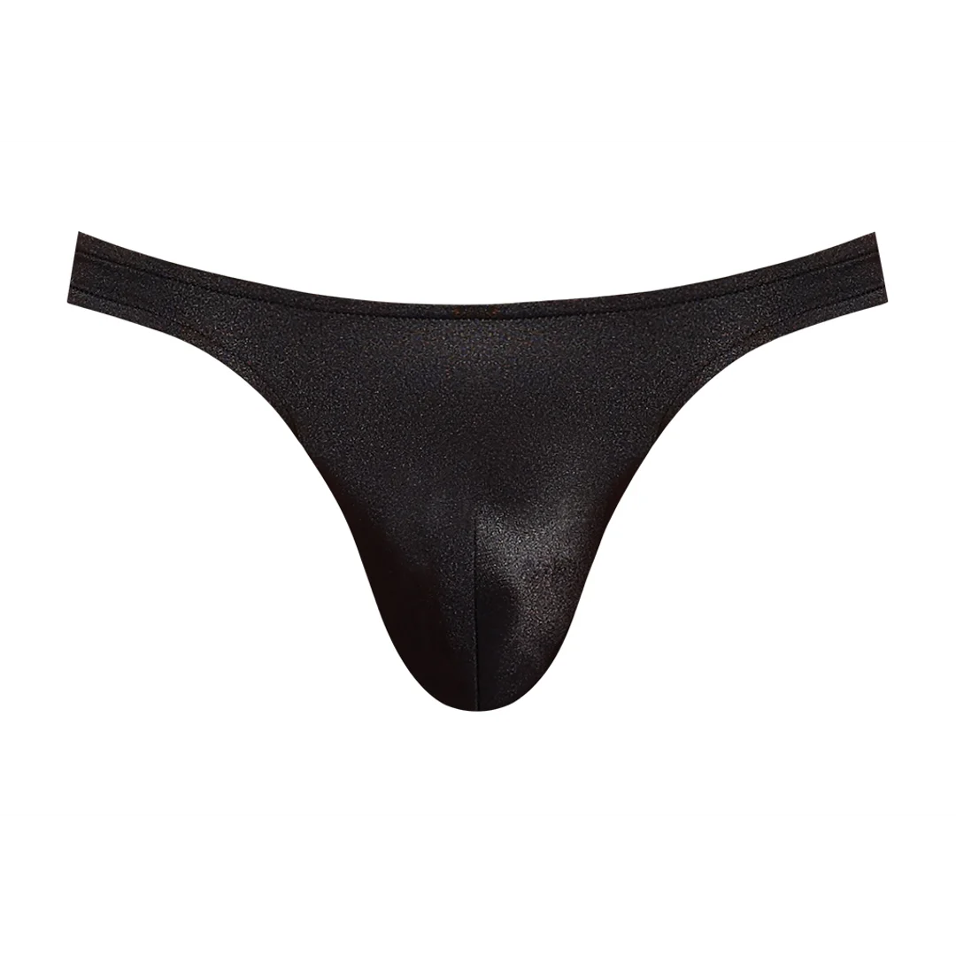 String bong en satin spandex noir Male Power – Image 4