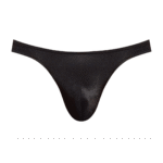 String bong en satin spandex noir Male Power – Image 10