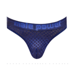 String pour homme avec coupe T confortable et ceinture bicolore - Male Power – Image 4
