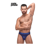 String pour homme avec coupe T confortable et ceinture bicolore - Male Power – Image 5