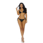 Ensemble bikini Tolu avec kimono, noir, taille M – Image 4