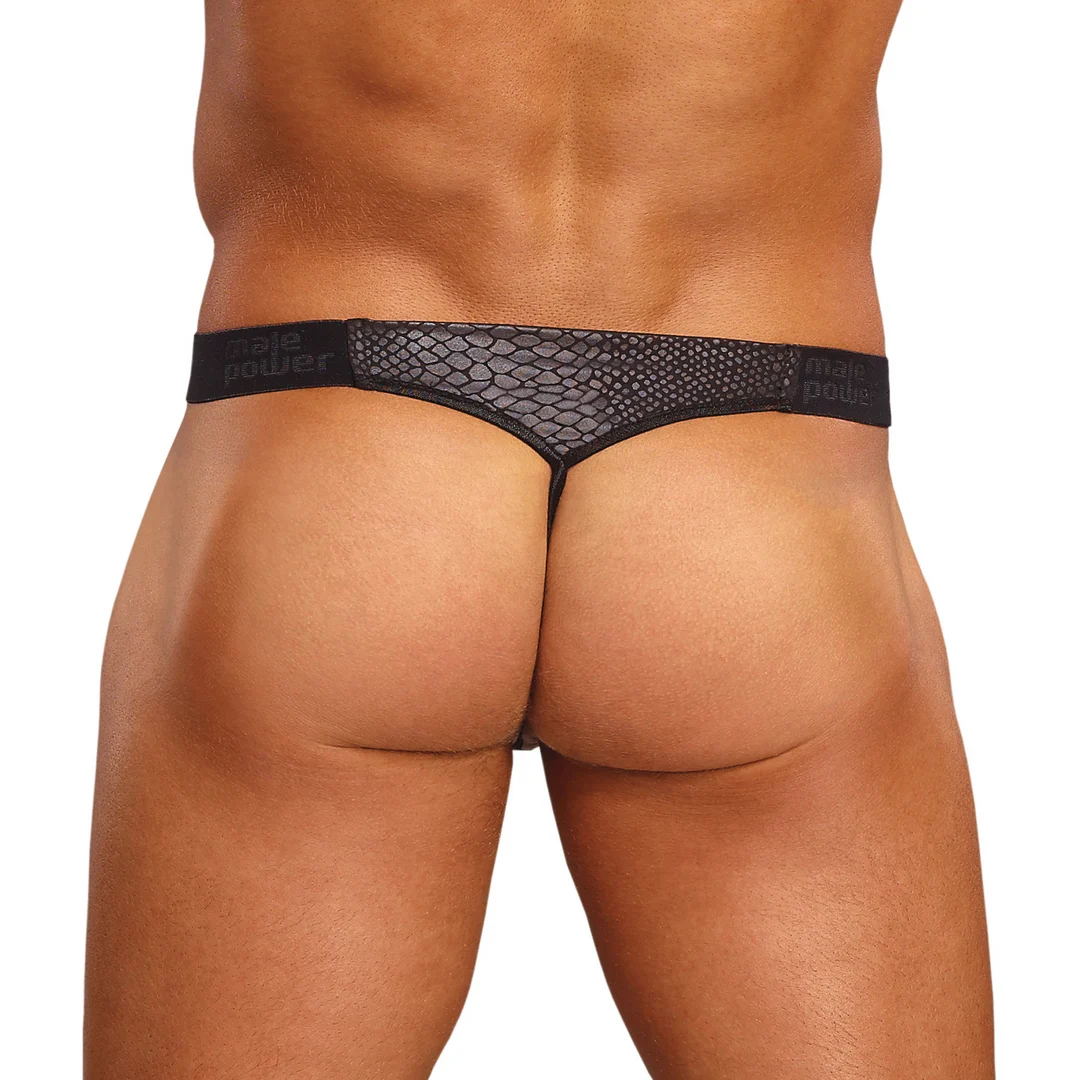 String micro G Male Power avec anneau pénien rouge – Image 3