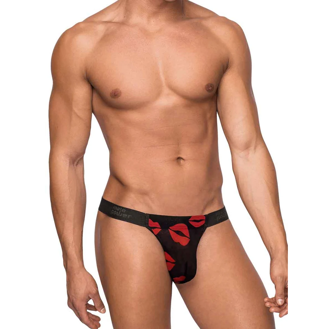 Micro string Male Power avec anneau pénien rouge – Image 8