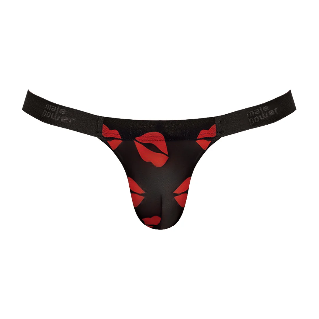 Micro string Male Power avec anneau pénien rouge – Image 10