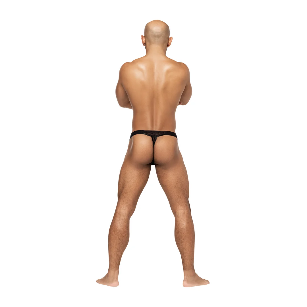 454279BKSM-5 String pour homme avec coupe en V et allure séduisante, pour une silhouette épurée | Male Power – Image 1