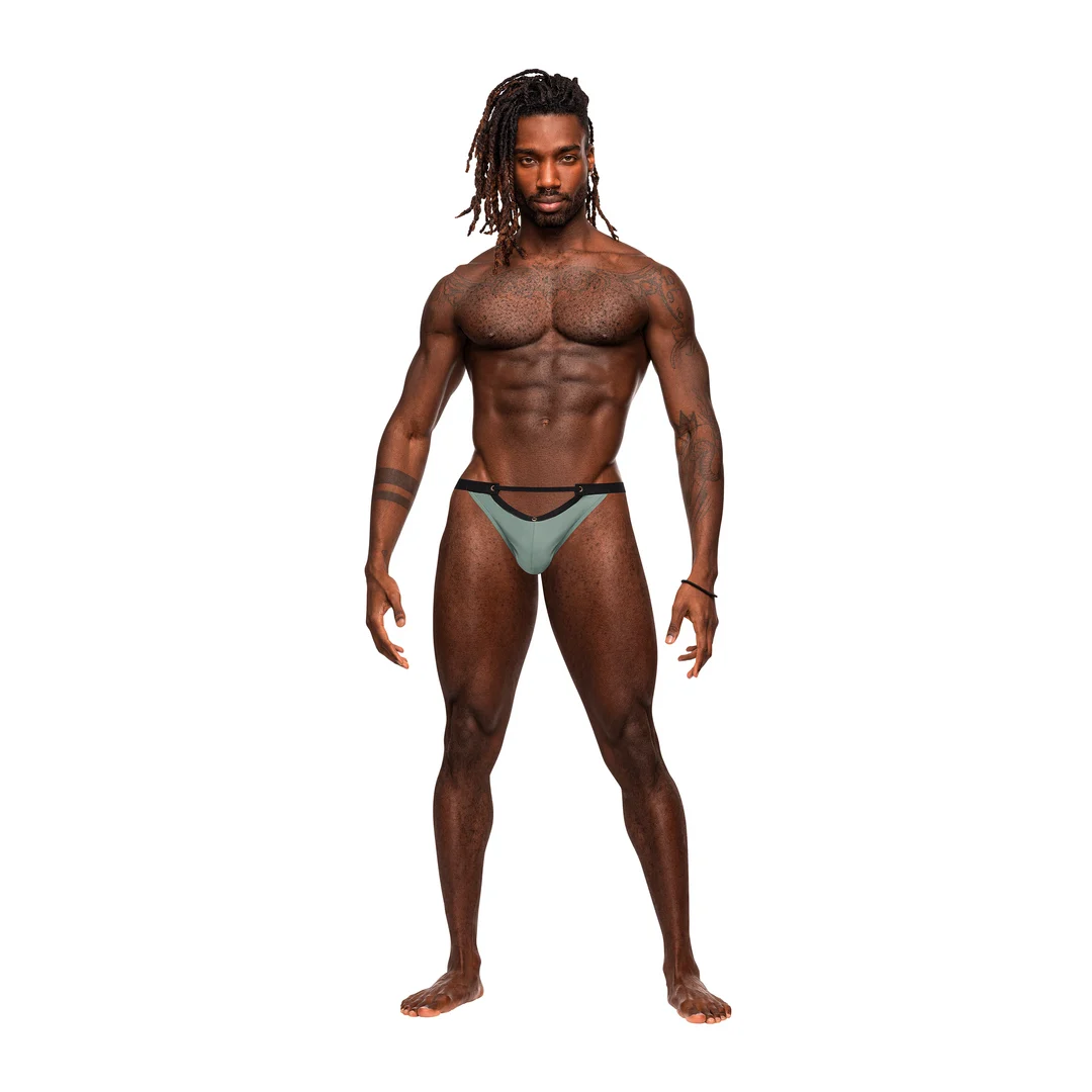 Male Power Micro V Thong Jade – Image 14