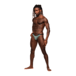 Male Power Micro V Thong Jade – Image 2