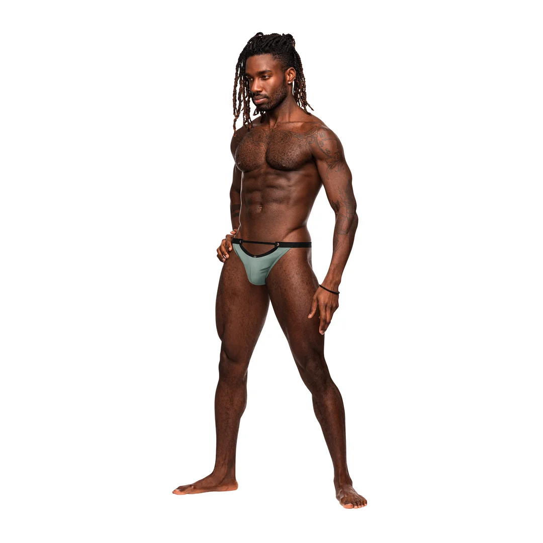 Male Power Micro V Thong Jade – Image 2